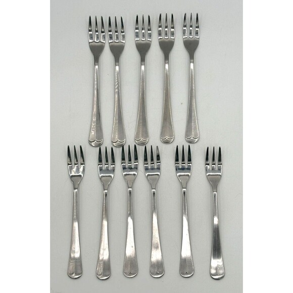Washington Forge Spirit of American Coctail/Seafood/Appetizer Forks Korea Qty 11 - Picture 1 of 9